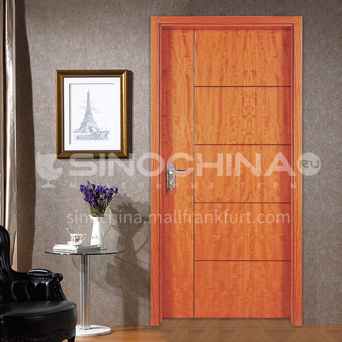 American red oak solid wood door entrance door paint interior door classical luxury style 37